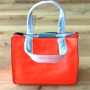 Kate Spade New York Brightspot Avenue Grayce Tote Handbag Maraschino